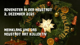 MeinKlang und das Neustadt Art Kollektiv // Advenster am 2. Dezember 2021 in der Dresdner Neustadt by Ensemble MeinKlang